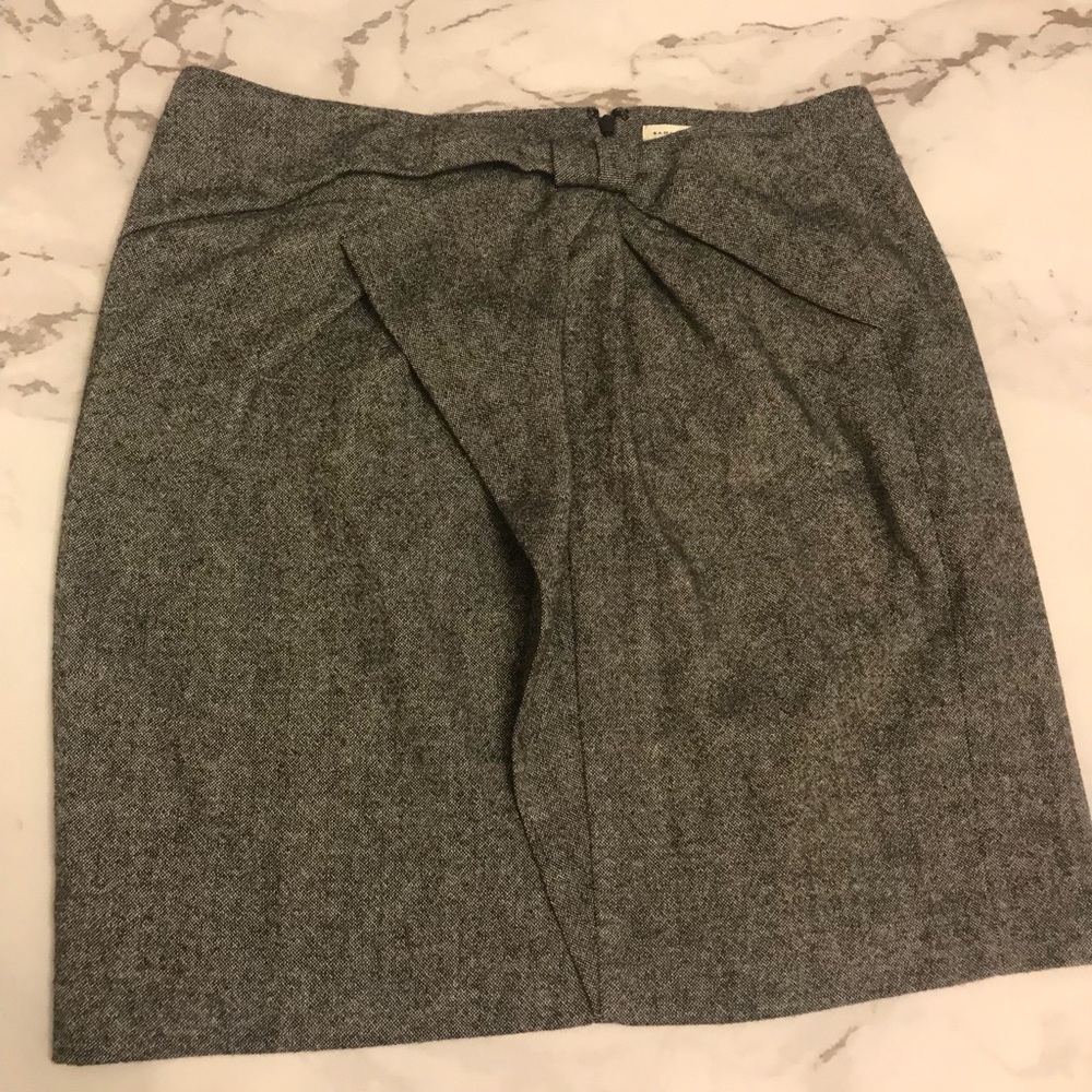 Gray Banana Republic Bow front skirt 14